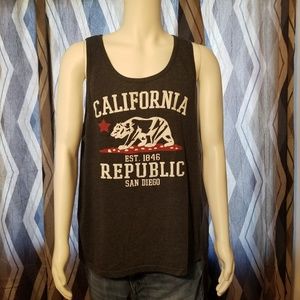 Men's California Republic Tank Top Size XL